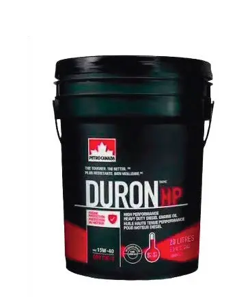 PETROCANADA DURON HP 15W-40 CK4 ENGINE OIL 20LT PAIL