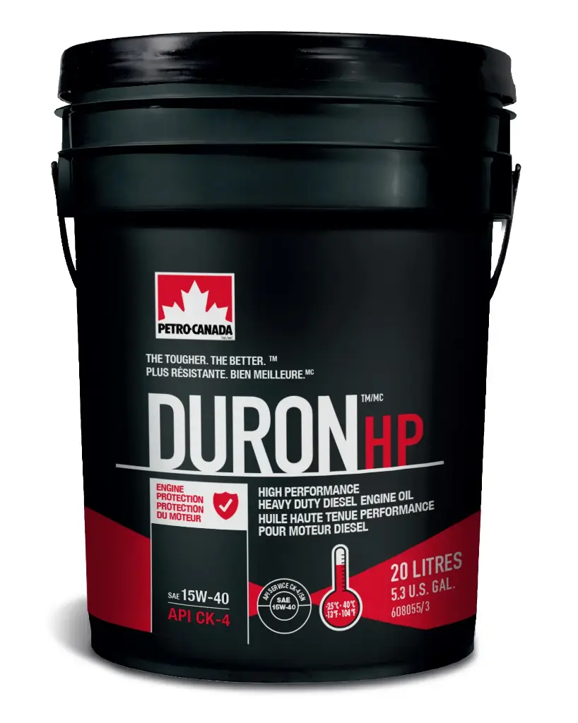 PETROCANADA DURON HP 15W-40 CK4 ENGINE OIL 20LT PAIL