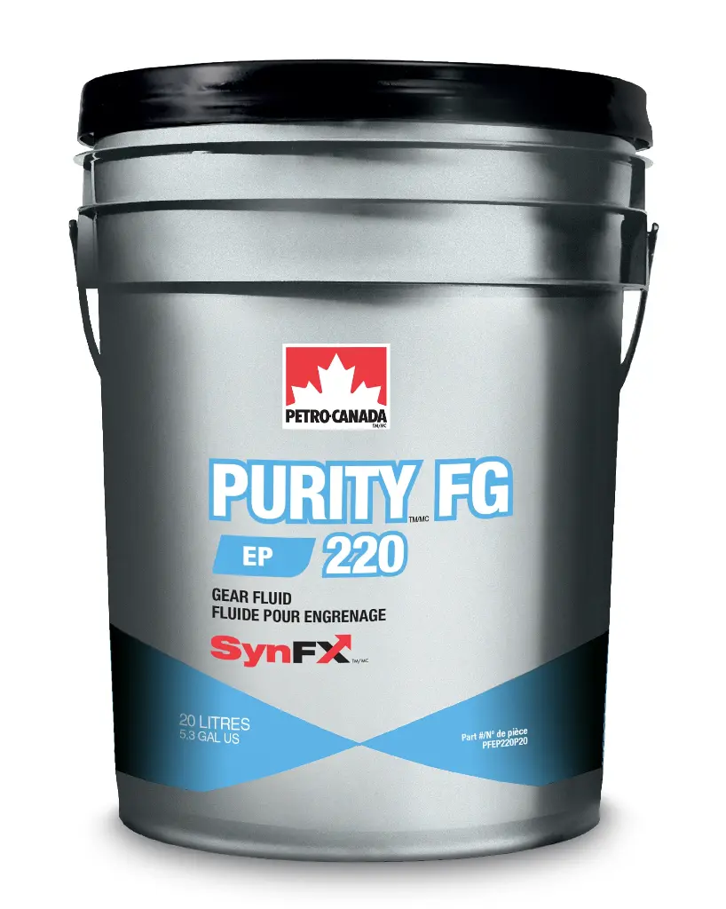 PETROCANADA PURITY FG EP 220 GEAR FLUID PAILA 20 LT
