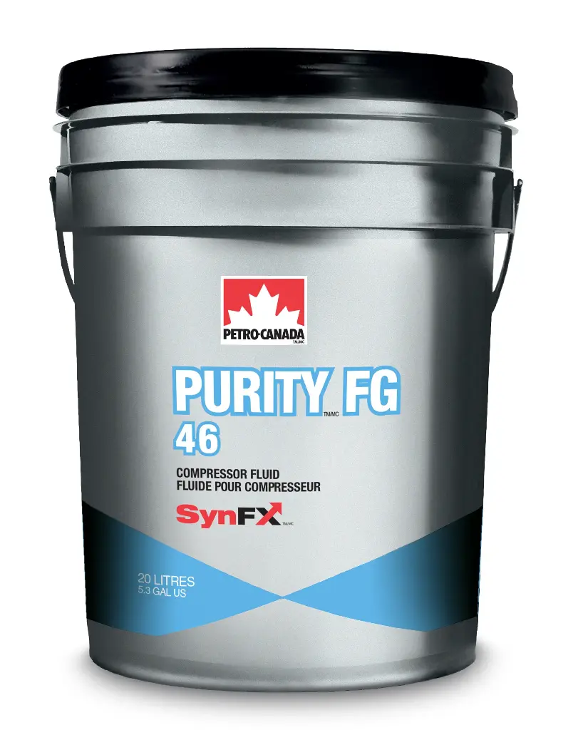 PETROCANADA PURITY FG COMPRESSOR OIL 46  PAILA 20LT